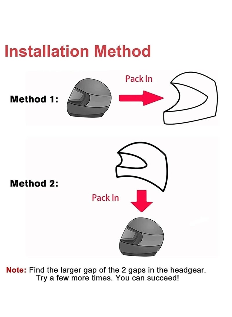 عام غطاء خوذة دراجة نارية، هدايا ممتعة للرجال والنساء، إكسسوارات خوذة دراجة نارية لطيفة من الرسوم المتحركة للرحلات الممتعة والهدايا (الخوذة غير متضمنة) - Image 4