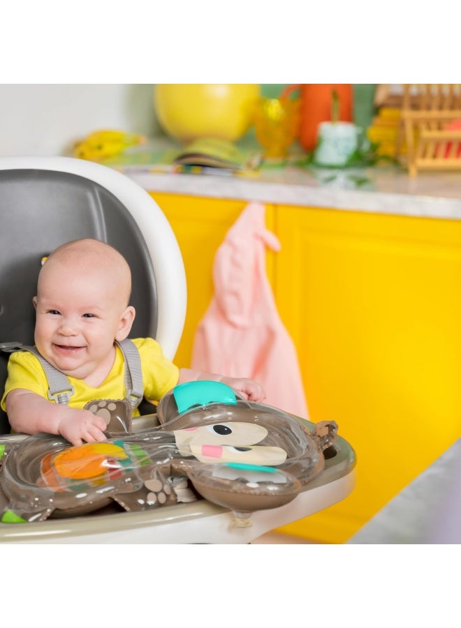 Bright Starts حصيرة الماء لوقت البطن من برايت ستارتس قرد جائع (15 × 14 سم) - Image 4