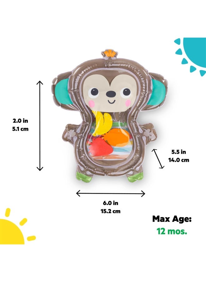 Bright Starts حصيرة الماء لوقت البطن من برايت ستارتس قرد جائع (15 × 14 سم) - Image 5