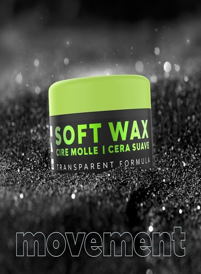 E Elegance Elegance Soft Wax, 3.38 Oz, Soft Hold Hair Styling Wax, Clear Texture with Moisturizing Argan Oil, Natural Look - Image 3