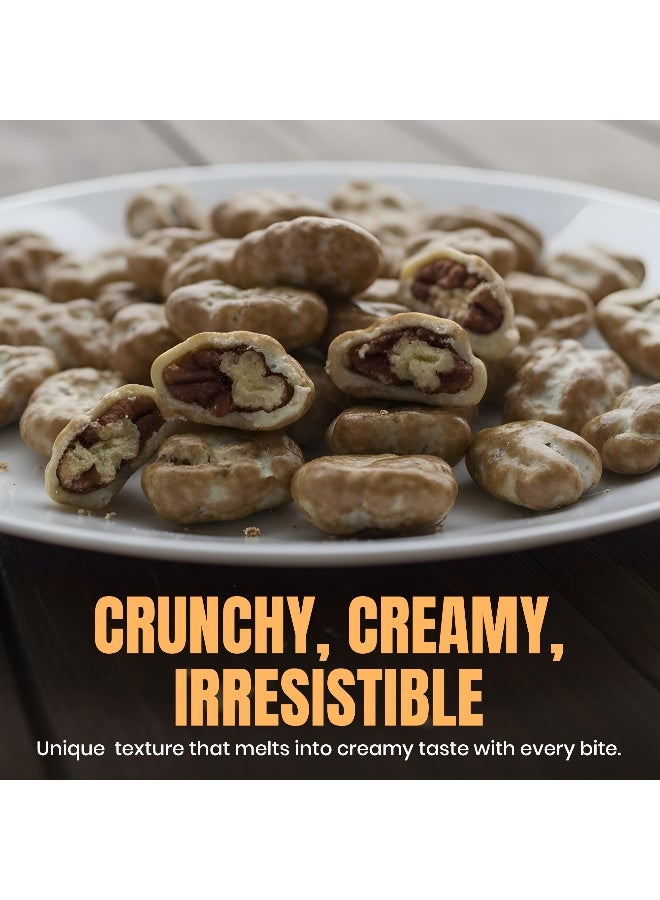 Karish Pecan Caramel Dragee 50g – Crunchy Sweet Nut Snack – Made in UAE – Premium Pecan Coated in Caramel - Image 3
