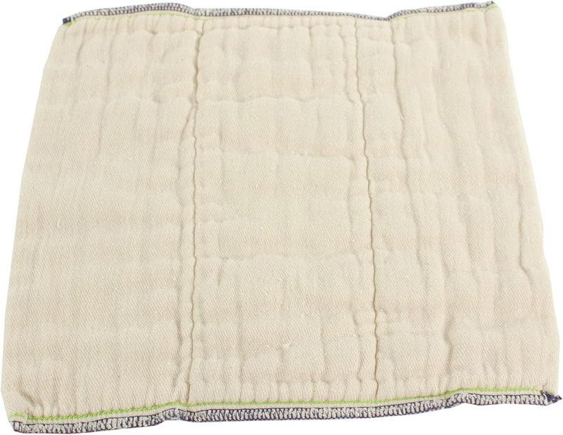 OsoCozy Organic Cotton Prefold Cloth Diapers (6pk) - Super-Soft, Thick, Absorbent, Durable and Ecologically Friendlier. - Image 3
