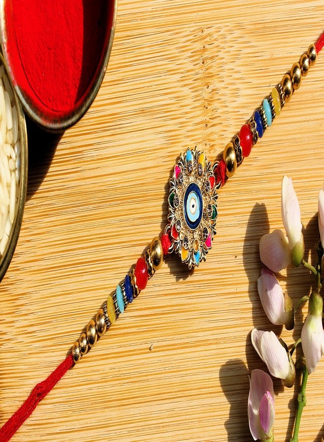 BANDHAN أفضل راخي للعين الشريرة لجلب الحظ السعيد للأخ والأخت | أفضل راخي للأخ - Image 2