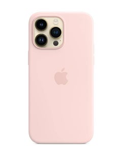 Rabos Protective Soft Silicone Back Case Cover For iPhone 14 Pro Max Pink 
