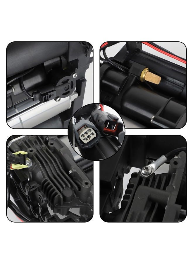 RXLUCKIES Air Suspension Compressor Pump with Bracket Compatible with Rang Rover L322 949-920 LR041777 RQG500100 P-2646 - Image 4