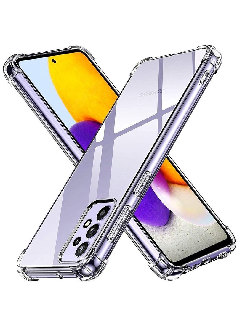 ELTRAZONE Samsung Galaxy A73-5G Case Cover Protective Shock Absorption Bumper soft Transparent Case (Clear) - Image 1