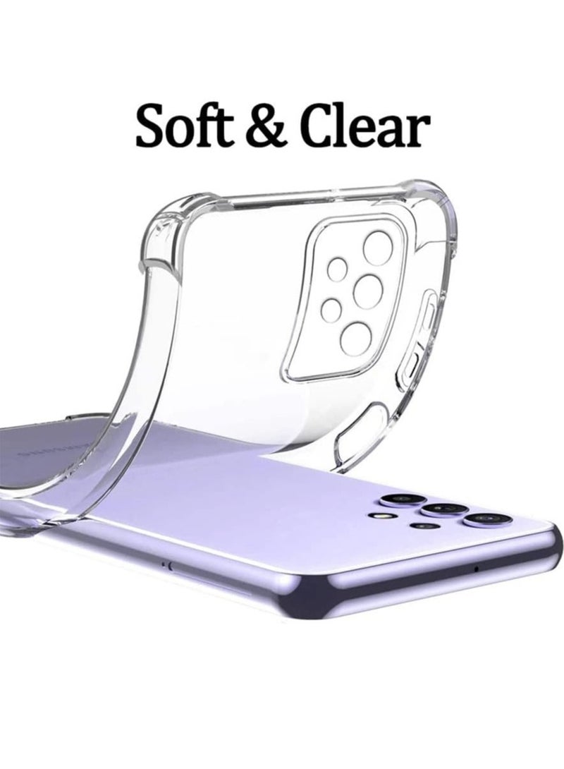 ELTRAZONE Samsung Galaxy A73-5G Case Cover Protective Shock Absorption Bumper soft Transparent Case (Clear) - Image 4