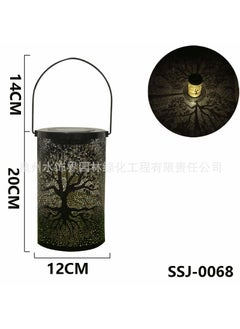 Y&D Outdoor Courtyard Solar Observation Light Decoration Atmosphere Hollow Hanging Lamp  - Image 3