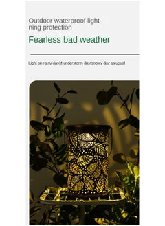Y&D Outdoor Courtyard Solar Observation Light Decoration Atmosphere Hollow Hanging Lamp  - Image 4