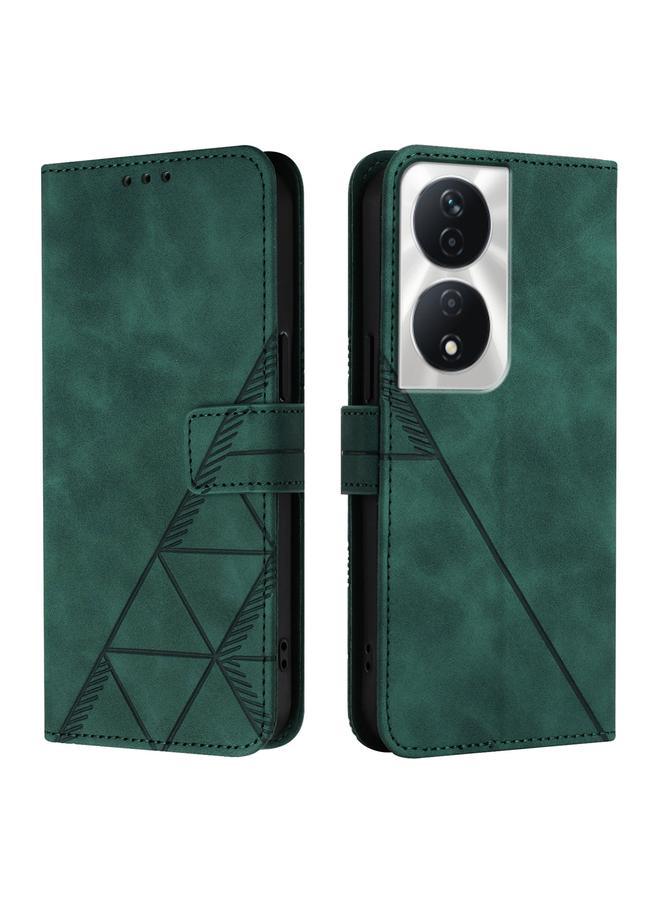 اس-توب جراب هاتف Honor Play 50 Plus Crossbody من الجلد المنقوش ثلاثي الأبعاد - Image 2