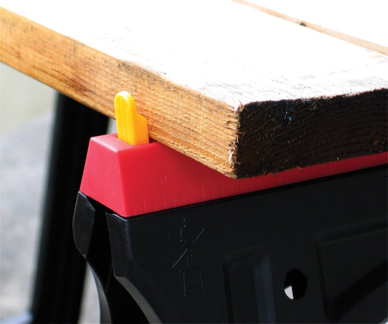 Performance Tool W54009 Heavy Duty Plastic Sawhorse Set (450 lb capacity, 900 lbs Total) - Image 3