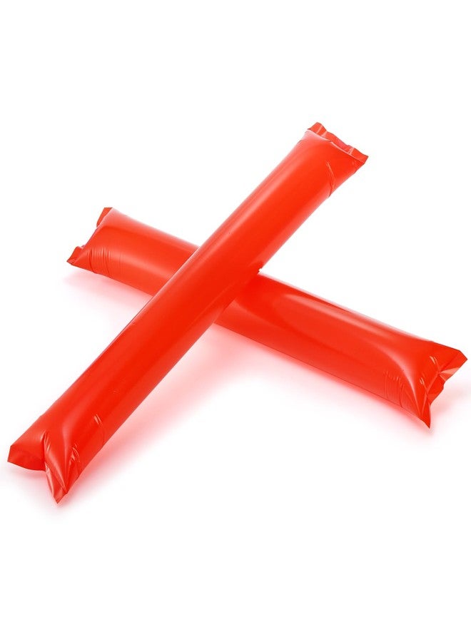 AVLA 100 Pcs Thicken Thunder Sticks, Cheering Team Spirit Boom Stick, Long Balloon Inflating Noise Maker, Inflatable Bam Bam Cheerleading Stick Clapper for Sporting Event Basketball Football Party - Image 5