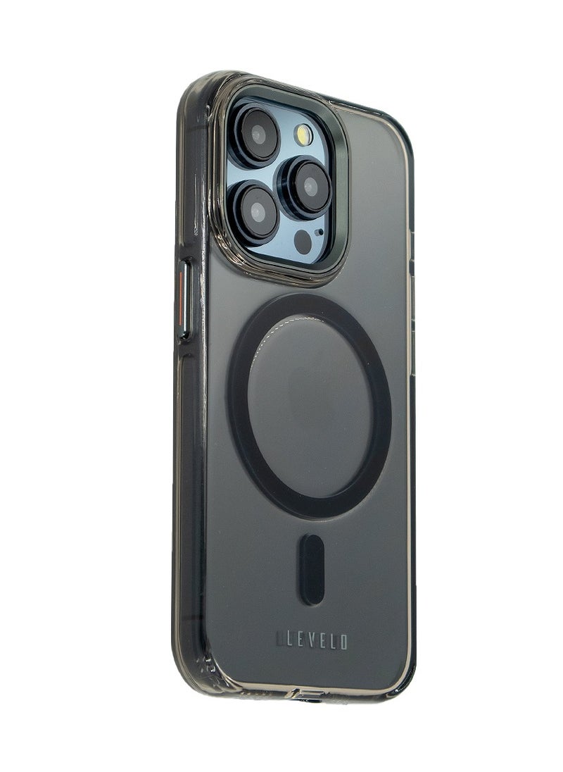 LEVELO iPhone 15 Pro MagSafe Hard Case Levelo Allure 3H Anti-Scratch  - Image 3