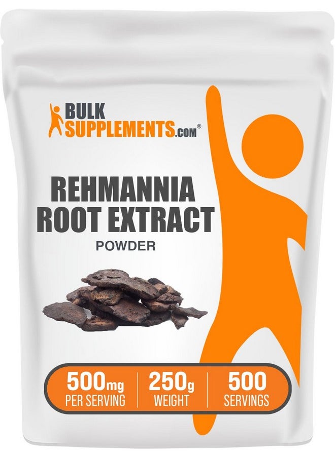 بالك سابلمنتس مسحوق مستخلص ريهمانيا من BulkSupplements.com - من جذر ريهمانيا، ريهمانيا غلوتينوزا، مكمل ريهمانيا - عشبي، خالٍ من الجلوتين، 500 مجم لكل وجبة، 250 جم (8.8 أونصة) (عبوة من قطعة واحدة)  - Image 1