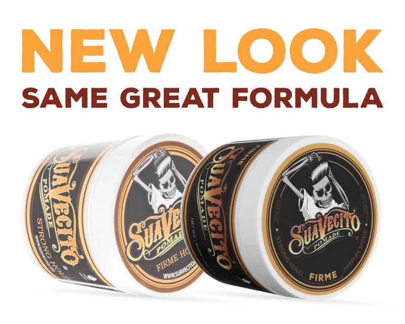 Suavecito Pomade Firme (Strong) Hold 4 oz, 3 Pack - Strong Hold Hair Pomade For Men - Medium Shine Water Based Wax Like Flake Free Hair Gel - Easy To Wash Out - All Day Hold For All Hair Styles - Image 2