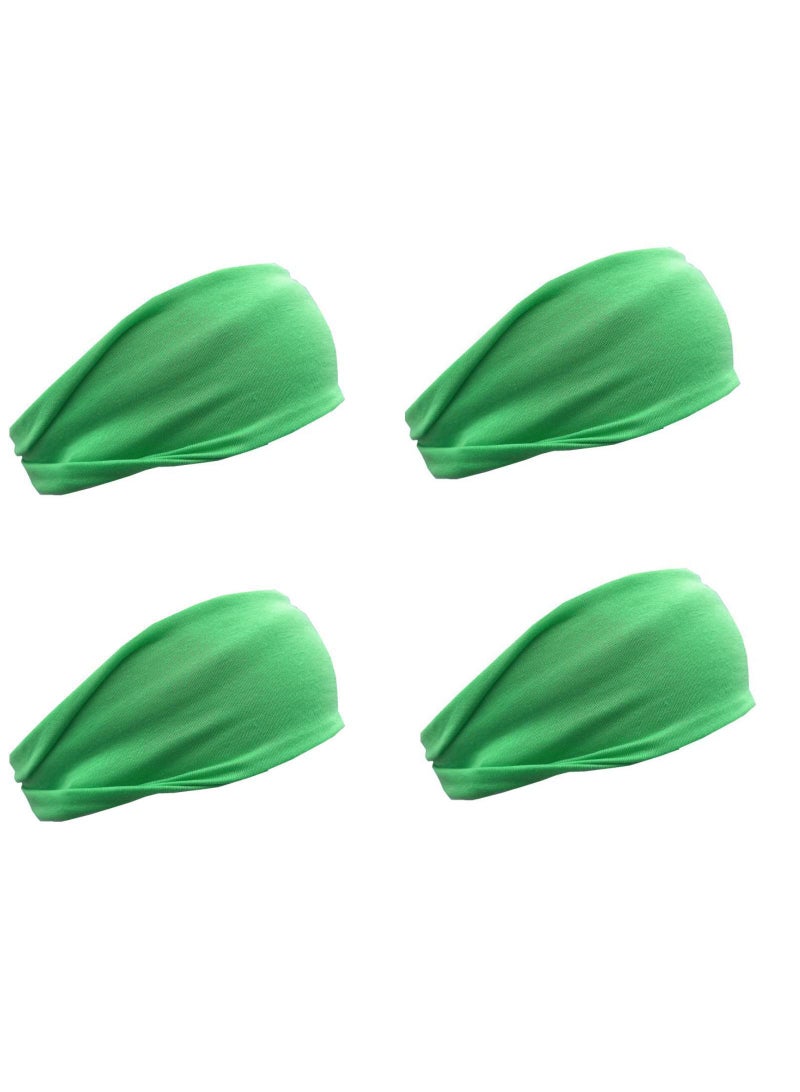 Y&D 4 Piece Sports Sweat Absorbent Running Fitness Headband  - Image 1