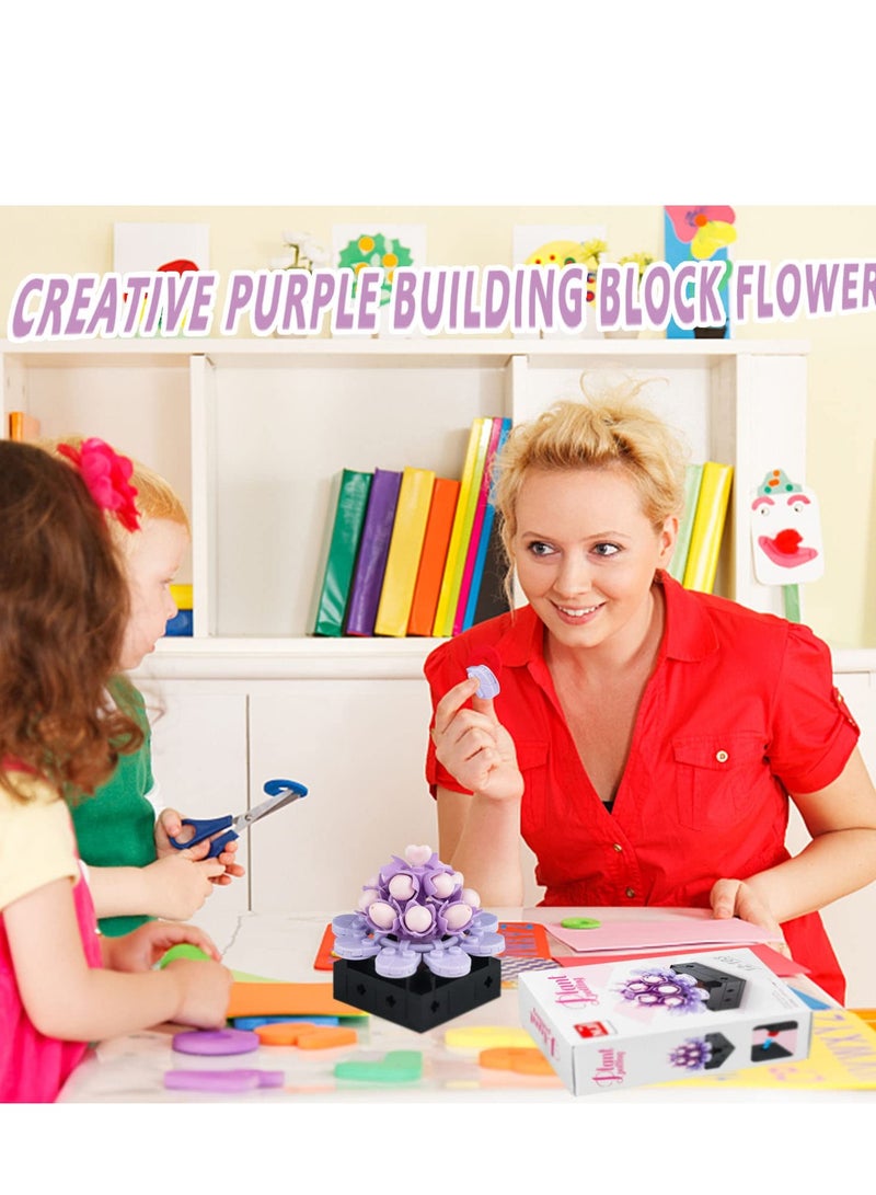 Excefore Succulents Plants Building Set, Plant Decor Building Set for Adults,  DIY Plant Building Blocks for Kids Adults, Home or Office Succulents Display - Image 4