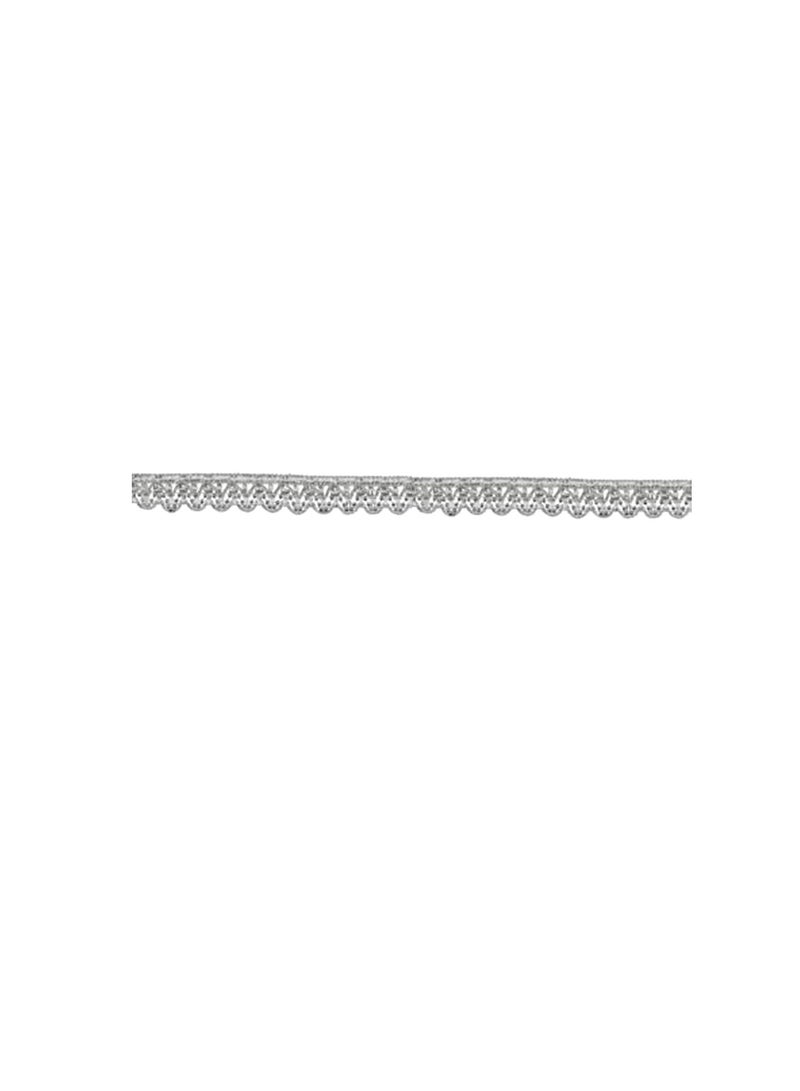 Deco Trims Pearl Scalloped Edge Trim 1in x 10yd Silver - Image 3