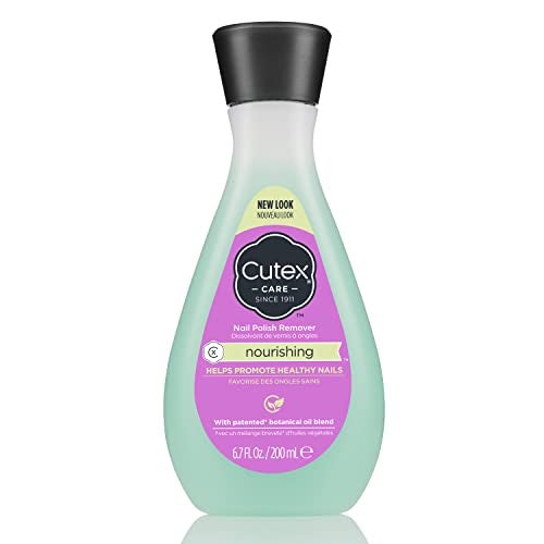 Cutex Nourishing Nail Polish Remover Leaves Fingernails Toenails Looking Healthy Contains Vitamin E 67 fl oz - Image 1