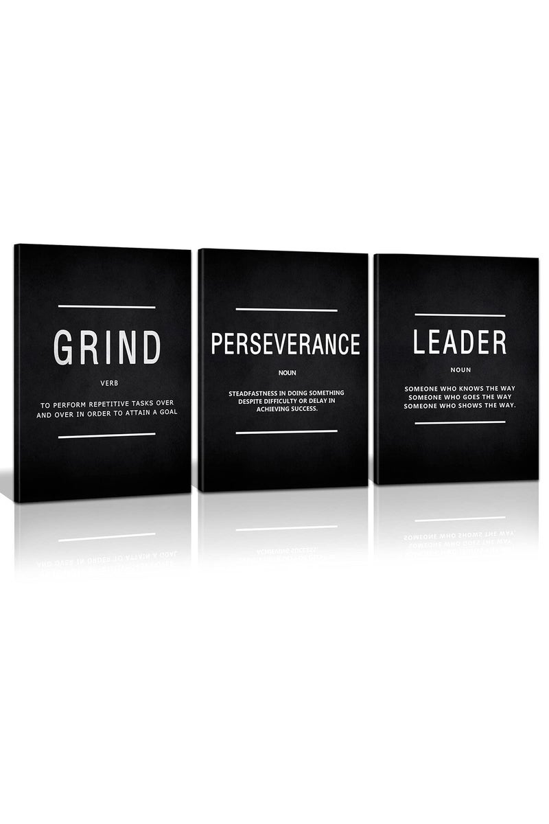 KAWAHONE Inspirational Grind Wall Art Set - Image 1