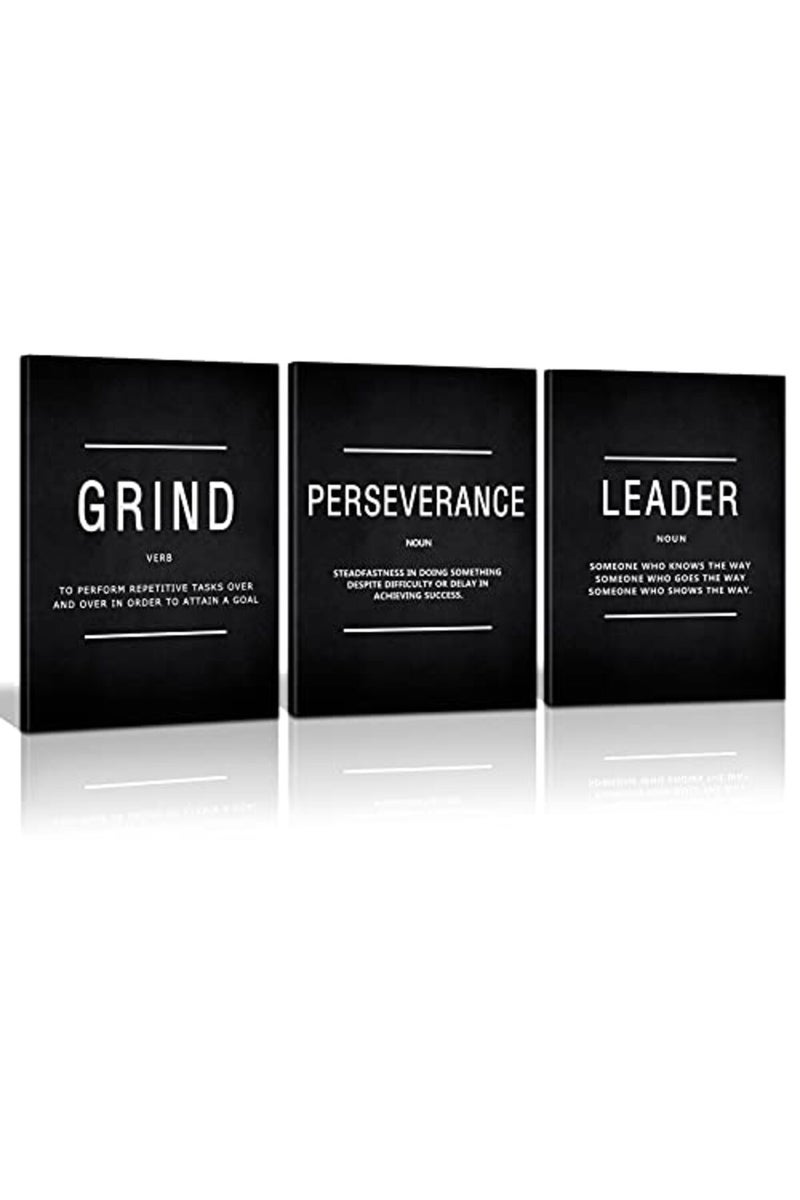 KAWAHONE Inspirational Grind Wall Art Set - Image 2