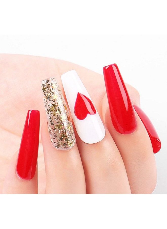 AIMEILI Gel Nail Polish Soak Off U V Led Gel Nail Lacquer Elegant Classic Nude Black Red White Color Gel Set Of 4Pcs X 10Ml Kit Set 19  - Image 3