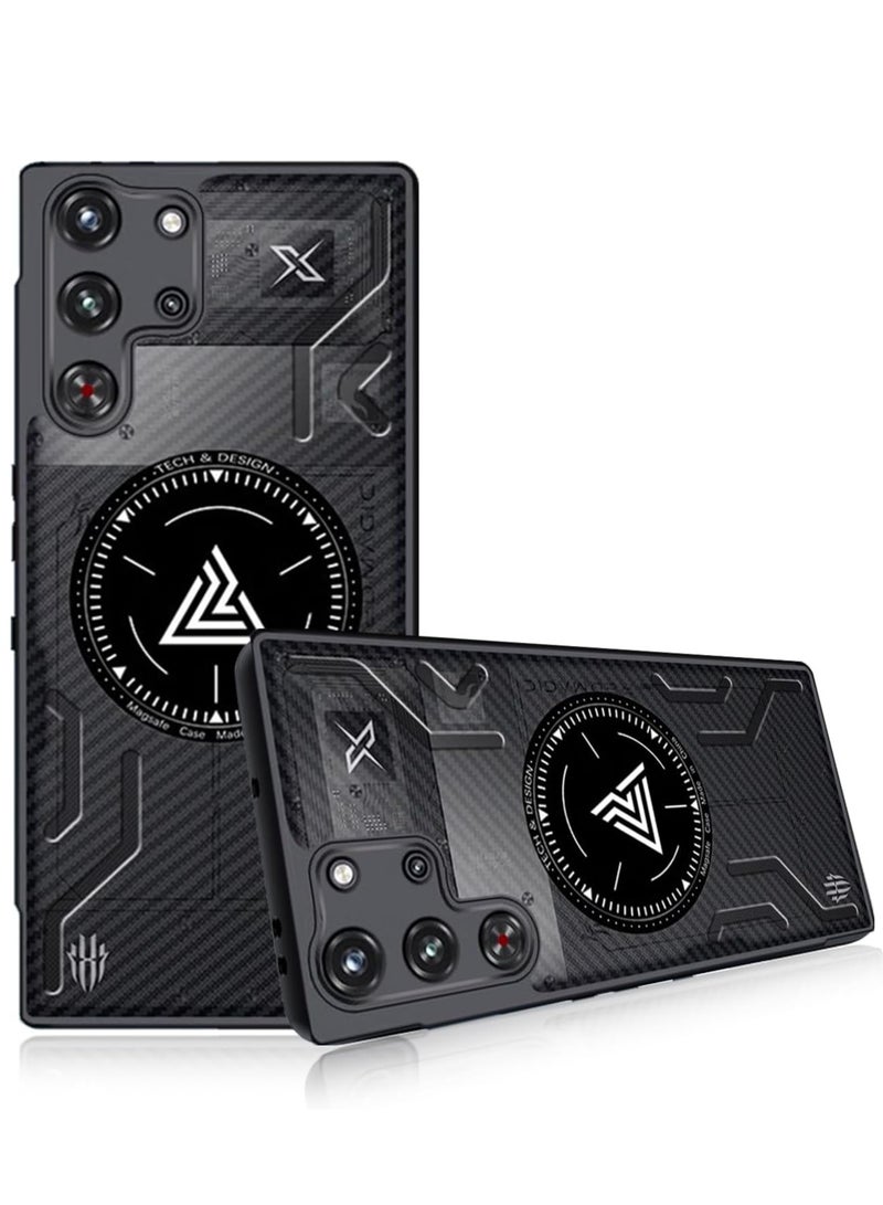 For ZTE Nubia Red Magic 10S Pro+ / 10S Pro / 10 Pro+ / 10 Pro Case Compatible with MageSafe Gaming Cooling Case, TPU+ PC Shookproof Anti-fingerprintProtective Casing - Image 1