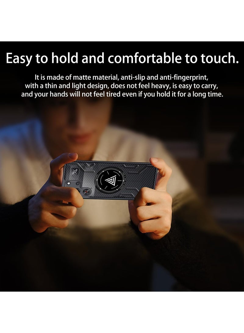 For ZTE Nubia Red Magic 10S Pro+ / 10S Pro / 10 Pro+ / 10 Pro Case Compatible with MageSafe Gaming Cooling Case, TPU+ PC Shookproof Anti-fingerprintProtective Casing - Image 5