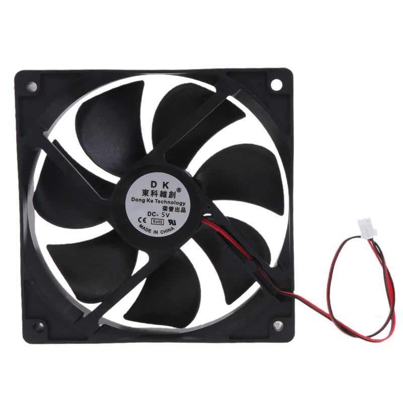 24V 120mm 1500RPM Quiet Case Fan with 2Pin XH2 54 Connector for CPU Cooling Radiator - Image 2