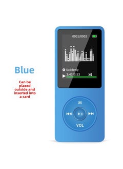 Generic MP4 Walkman Learning Comes With Memory Screen Portable Card E-book MP3p4p5 Wholesale-Body Color:Blue: Built-in 32G + Card Insertable-Memory Capacity:MP4+OTG Downloader+data Cable  - Image 1