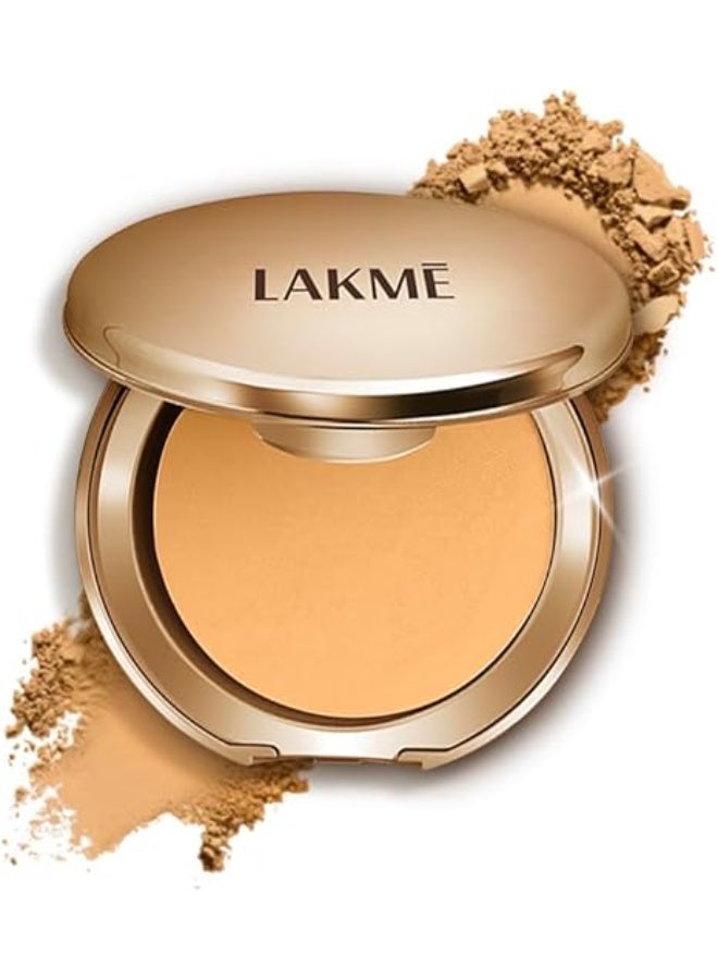 لاكمي بودرة أساس باور بلاي 9TO5 من لاكمي، لون ذهبي حريري، 9 غرام - Image 1