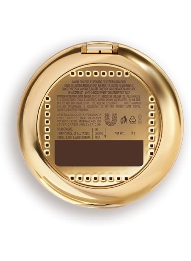 لاكمي بودرة أساس باور بلاي 9TO5 من لاكمي، لون ذهبي حريري، 9 غرام - Image 2