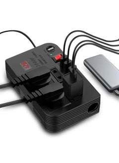Generic Multi functional Car Power Inverter 300W 4 USB Port 4 Socket  - Image 2
