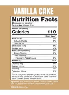 ProSupps Whey Protein Isolate - Vanilla Cake - (2 lb)  - Image 3