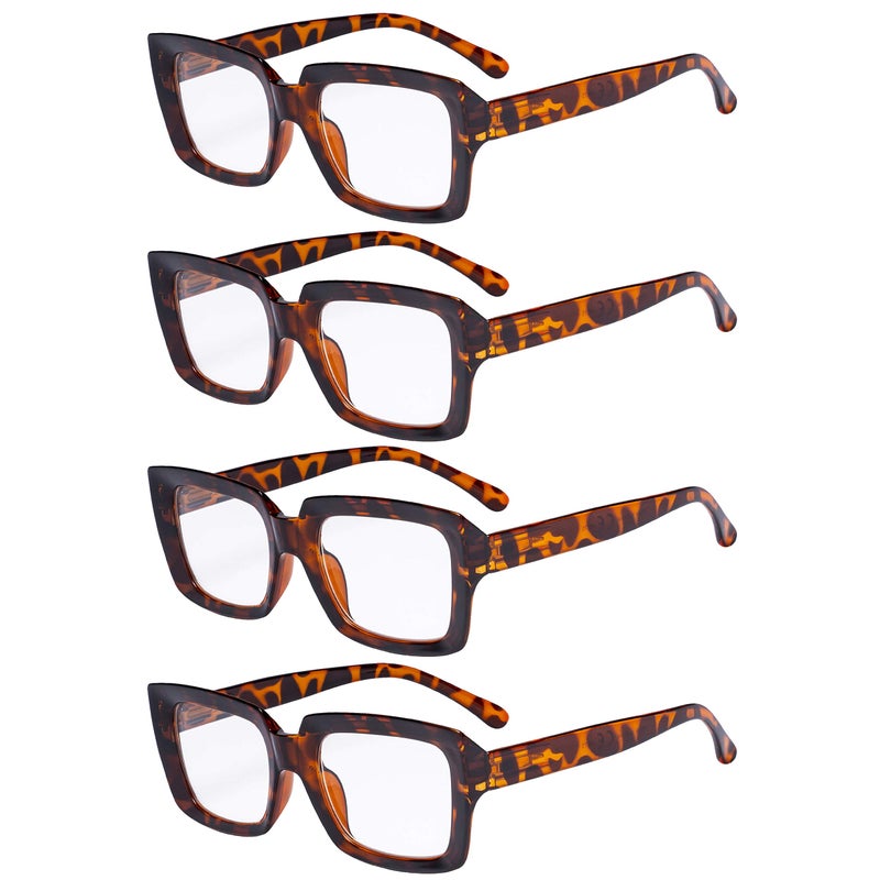 آي كيبر Eyekepper 4 Pack Syng Reading Classes Women - Toreers Square Square Torees - Image 1