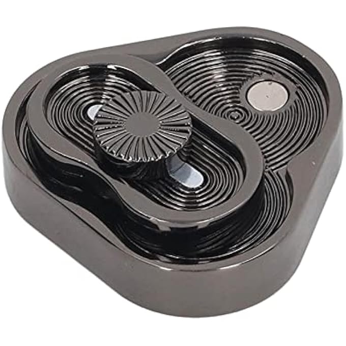 POENVFPO Metal Fingertip Slider Toy Shaped Reduce Anxiety Decompression for Autism ADD ADHD - Image 4