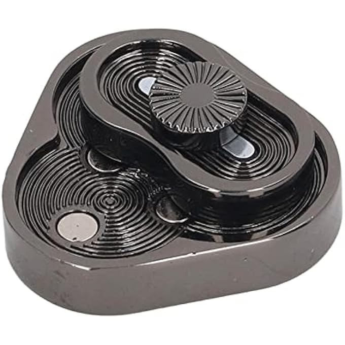 POENVFPO Metal Fingertip Slider Toy Shaped Reduce Anxiety Decompression for Autism ADD ADHD - Image 3
