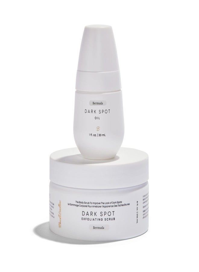 Bushbalm Dark Spots and Ingrown Hair 2 Step Routine - Rejuvenate and Nourish - Ingrown Hair Oil (30 ml) and Exfoliating Scrub (236 ml) - Bermuda - Valued at $49 - Image 1