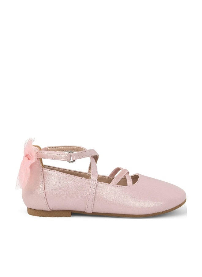 Gymboree,Girls and Toddler Dressy Ballet Flat,Pink Satin,8 - Image 1