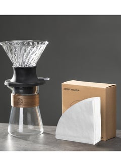 LKTOCAFT V60 Immersion Dripper,Dual-Use Pour Over Coffee Maker with Leak-Proof Valve, One-Click Release, Includes V02 Filters Paper & Pot  - Image 1