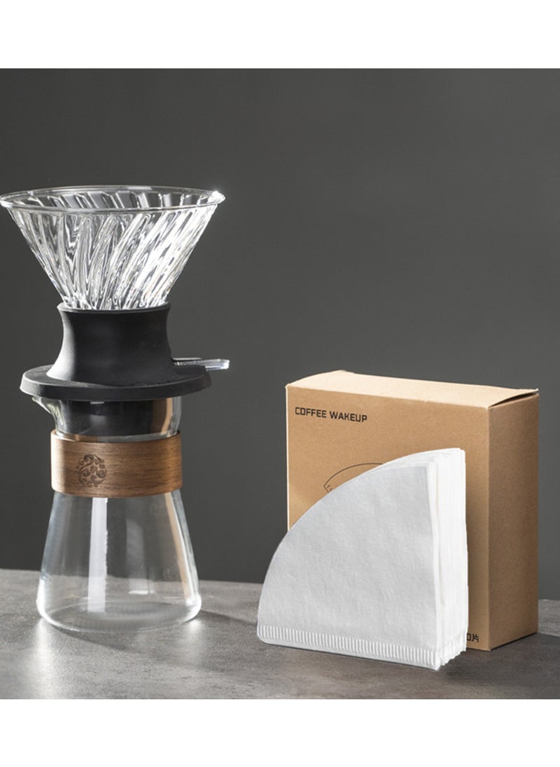 LKTOCAFT - V60 Immersion Dripper,Dual-Use Pour Over Coffee Maker with Leak-Proof Valve, One-Click Release, Includes V02 Filters Paper & Pot - Image 1