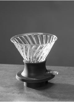 LKTOCAFT V60 Immersion Dripper,Dual-Use Pour Over Coffee Maker with Leak-Proof Valve, One-Click Release, Includes V02 Filters Paper & Pot  - Image 2