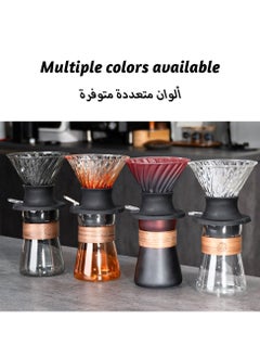 LKTOCAFT V60 Immersion Dripper,Dual-Use Pour Over Coffee Maker with Leak-Proof Valve, One-Click Release, Includes V02 Filters Paper & Pot  - Image 4