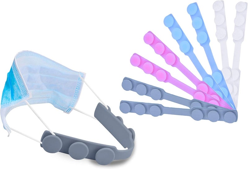 EVGLOW Mask Strap Extender,Anti-Tightening Mask Holder Hook Ear Strap 2020 Update Multi-Color - Image 1