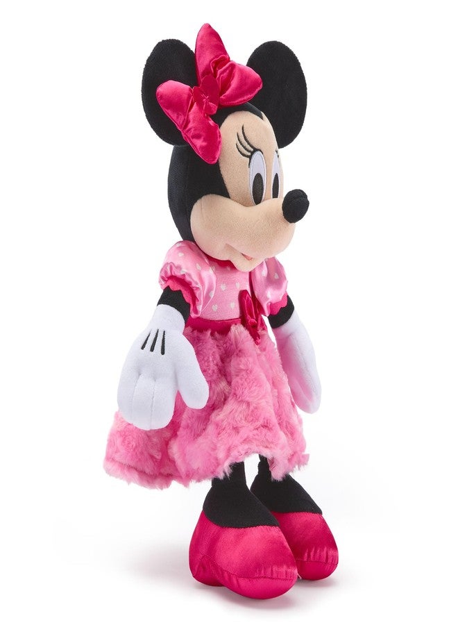 Disney Store Official Minnie Mouse Plushie in a Pink Party Dress with Satin Details - Valentine's Day 2026 Plush - Disney Gift, Minnie Mouse Toys, Cute Toys - Image 4