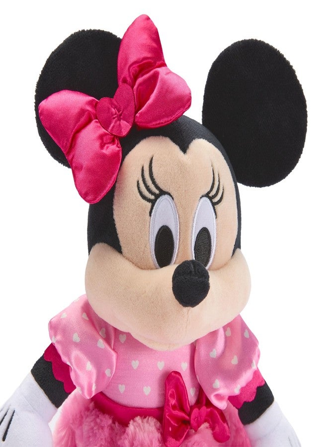 Disney Store Official Minnie Mouse Plushie in a Pink Party Dress with Satin Details - Valentine's Day 2026 Plush - Disney Gift, Minnie Mouse Toys, Cute Toys - Image 2