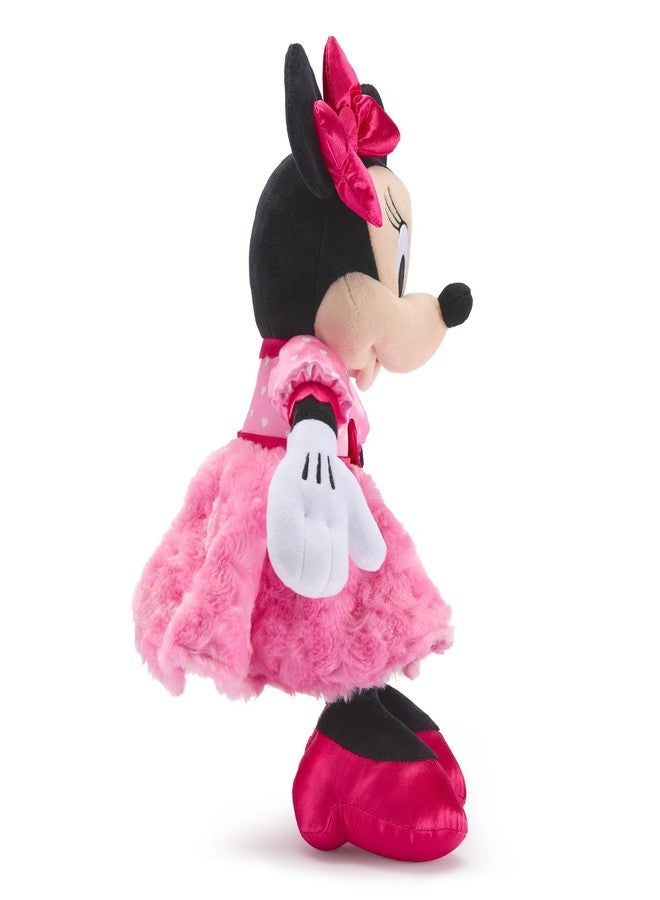Disney Store Official Minnie Mouse Plushie in a Pink Party Dress with Satin Details - Valentine's Day 2026 Plush - Disney Gift, Minnie Mouse Toys, Cute Toys - Image 5