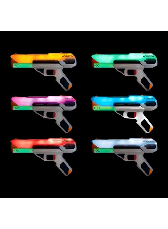 Laser X Ultra NXT Laser Tag Blasters Set Battery Operated Interactive Home Laser Tag System with 2 High-Tech Blasters Compatible with All LaserX Systems for Kids & Family Games - Image 2