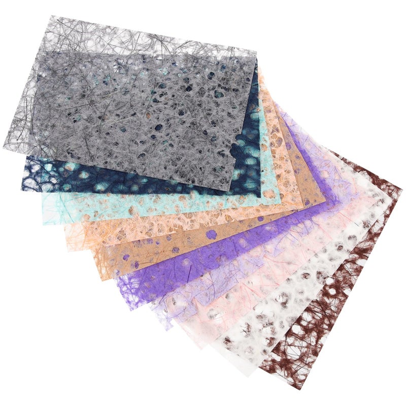 Hollow Out Scrapbook Paper 40 Sheets Retro Decorative Textures For Card Making - Image 3
