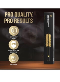 The Beard Struggle The Beard Struggle Viking Roller Brush - Heat-Resistant Round Hair Brush for Styling Hair or Beard - Reduce Frizz & Tangles - Beard Brush for Men  - Image 2